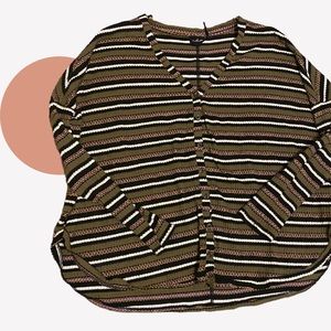 Out from Under For Urban Outfitters Oversized stripped cardigan